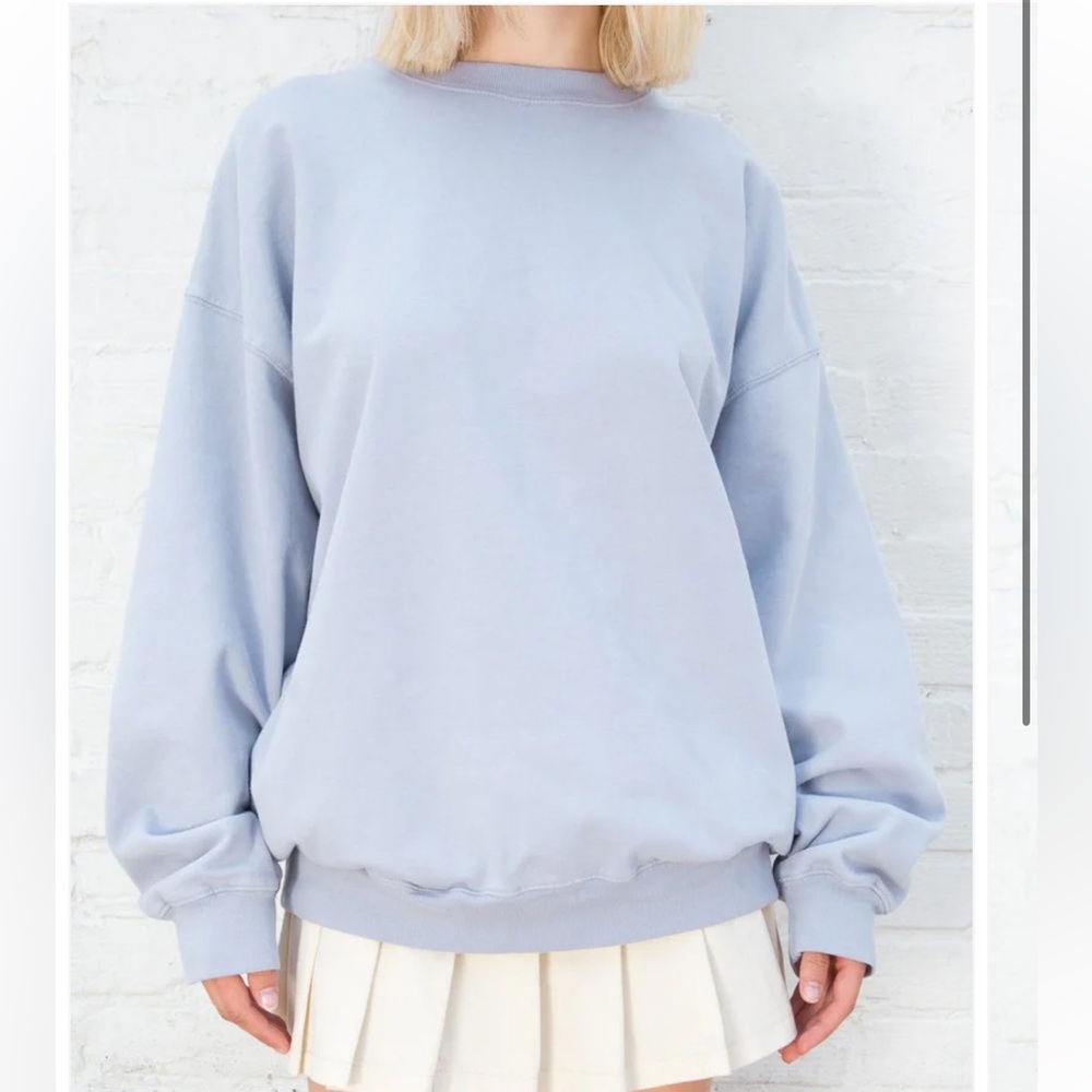 Blue John Galt - Brandy Melville Blue ERICA OVERSIZED SWEATSHIRT